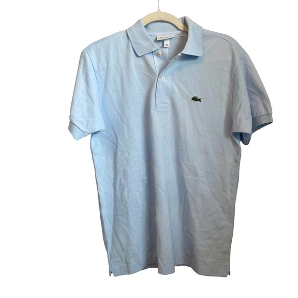 Lacoste Other - Lacoste Light Blue Classic Fit Short Sleeve Polo Shirt Size US Small NWT